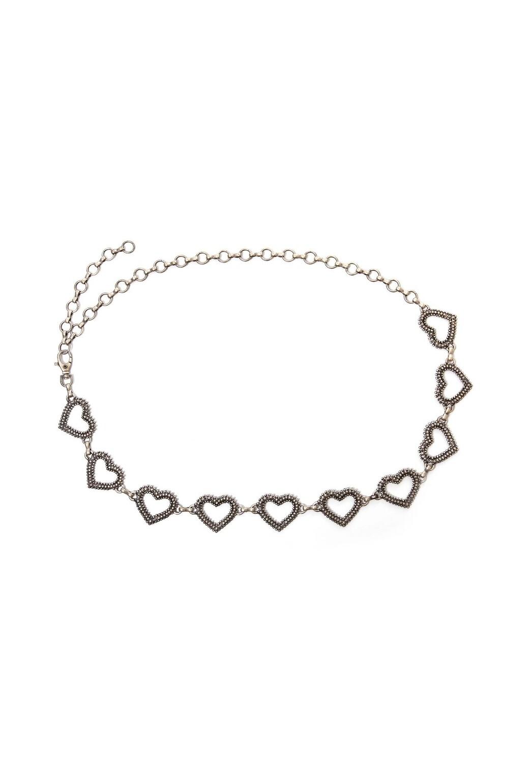 Ремень-цепочка Сердце Сделано в Италии Collezione alessandro, цвет Altsilber
Ремень-цепочка Сердце Сделано в Италии Collezione alessandro, цвет Altsilber