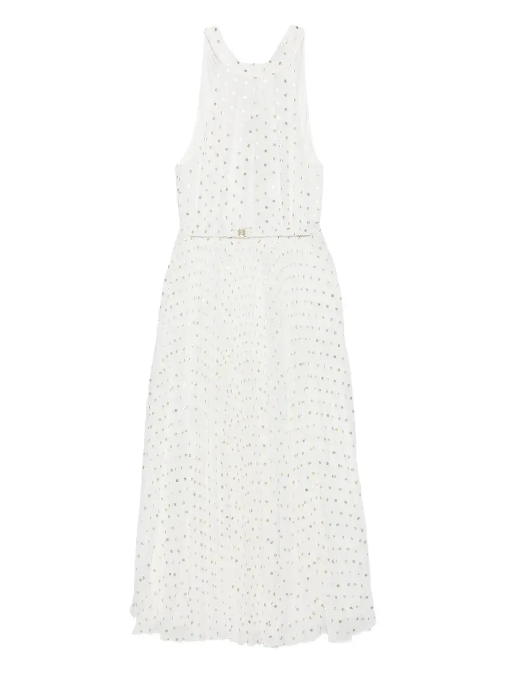 Плиссированное платье миди в горох NISSA, белый
Плиссированное платье миди в горох NISSA, белый