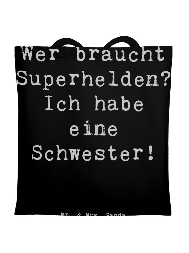 Сумка для переноски Mr & Mrs Panda Liebe Schwester, черный
Сумка для переноски Mr & Mrs Panda Liebe Schwester, черный