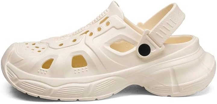 Мужские садовые сабо, дизайн в форме меха, толстая подошва, легкий материал EVA, мягкие и дышащие, противоскользящие и износостойкие, модные пляжные сандалии, повседневные сандалии для двойного использования Vtiao, бежевый
Мужские садовые сабо, дизайн в форме меха, толстая подошва, легкий материал EVA, мягкие и дышащие, противоскользящие и износостойкие, модные пляжные сандалии, повседневные сандалии для двойного использования Vtiao, бежевый