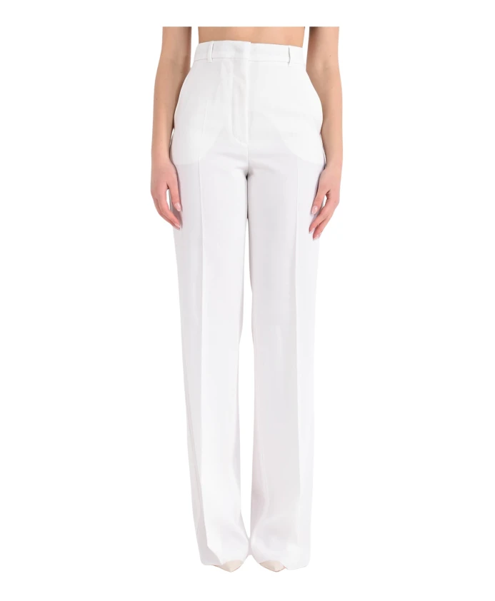 Прямые атласные шерстяные брюки, модель Quasar. Max Mara Studio, белый
Прямые атласные шерстяные брюки, модель Quasar. Max Mara Studio, белый