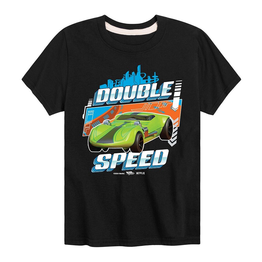 Футболка Hot Wheels с рисунком Double Speed для мальчиков 8–20 лет, черный
Футболка Hot Wheels с рисунком Double Speed для мальчиков 8–20 лет, черный