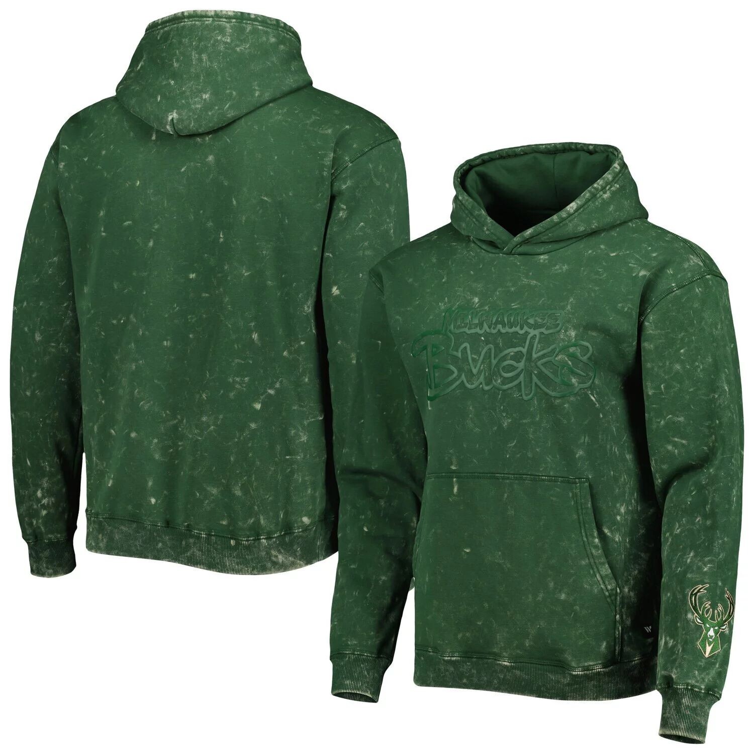 Унисекс пуловер с капюшоном The Wild Collective Hunter Green Milwaukee Bucks в тон кислотной стиркой
Унисекс пуловер с капюшоном The Wild Collective Hunter Green Milwaukee Bucks в тон кислотной стиркой