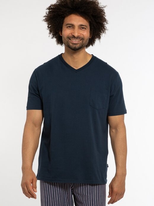 Пижамная рубашка из органического хлопка Ammann, синий
Пижамная рубашка из органического хлопка Ammann, синий