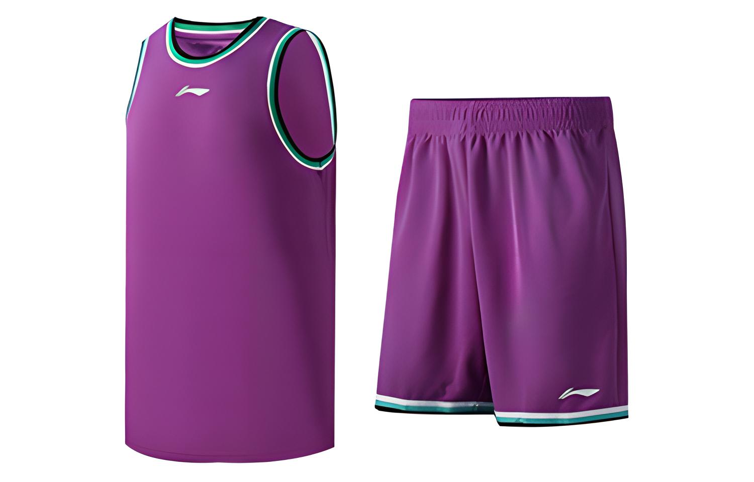 LINING Баскетбольный костюм мужской фиолетовый
LINING Баскетбольный костюм мужской фиолетовый