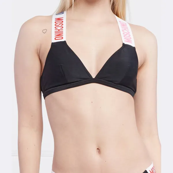 Верх бикини Moschino, черный 
Верх бикини Moschino, черный