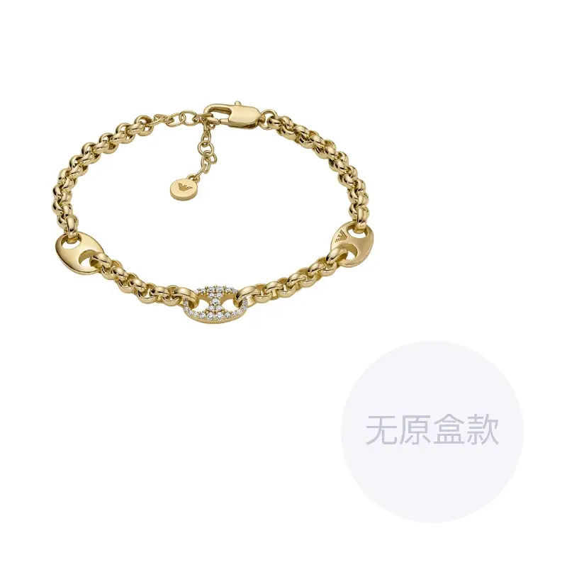 Латунный браслет женский золотой EMPORIO ARMANI, золотой
Латунный браслет женский золотой EMPORIO ARMANI, золотой