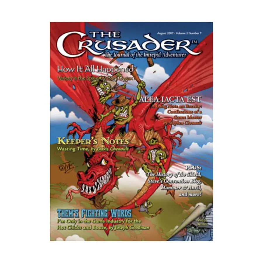 Журнал #7 "Wasting Time, Confessions of a Game Master, How it all Happened", Crusader - The Journal of the Intrepid Adventurer
Журнал #7 "Wasting Time, Confessions of a Game Master, How it all Happened", Crusader - The Journal of the Intrepid Adventurer