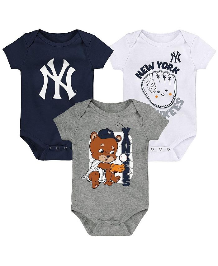 Комплект боди New York Yankees из 3 комплектов для новорожденных темно-синего, белого и серого цвета Outerstuff, синий
Комплект боди New York Yankees из 3 комплектов для новорожденных темно-синего, белого и серого цвета Outerstuff, синий