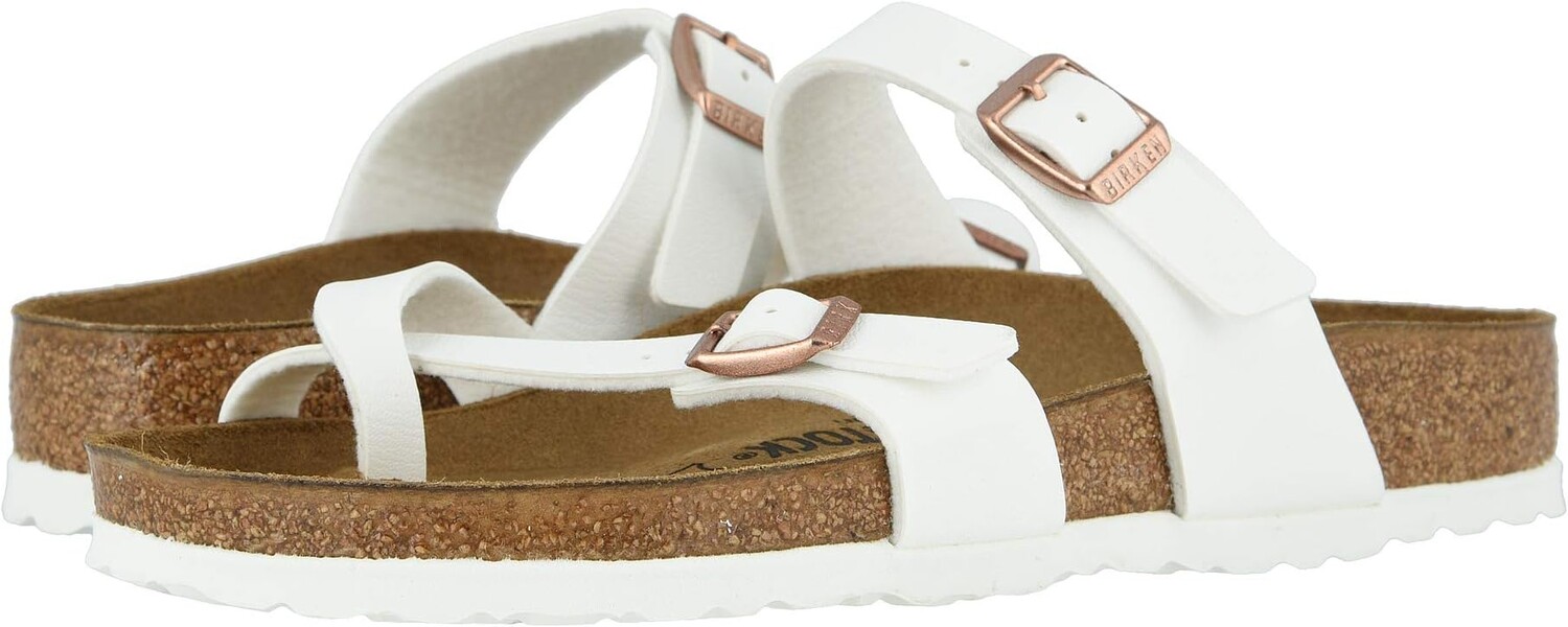 Сандалии на плоской подошве Mayari - Birko-Flor & Birkibuc Birkenstock, цвет White Birko-Flor
Сандалии на плоской подошве Mayari - Birko-Flor & Birkibuc Birkenstock, цвет White Birko-Flor