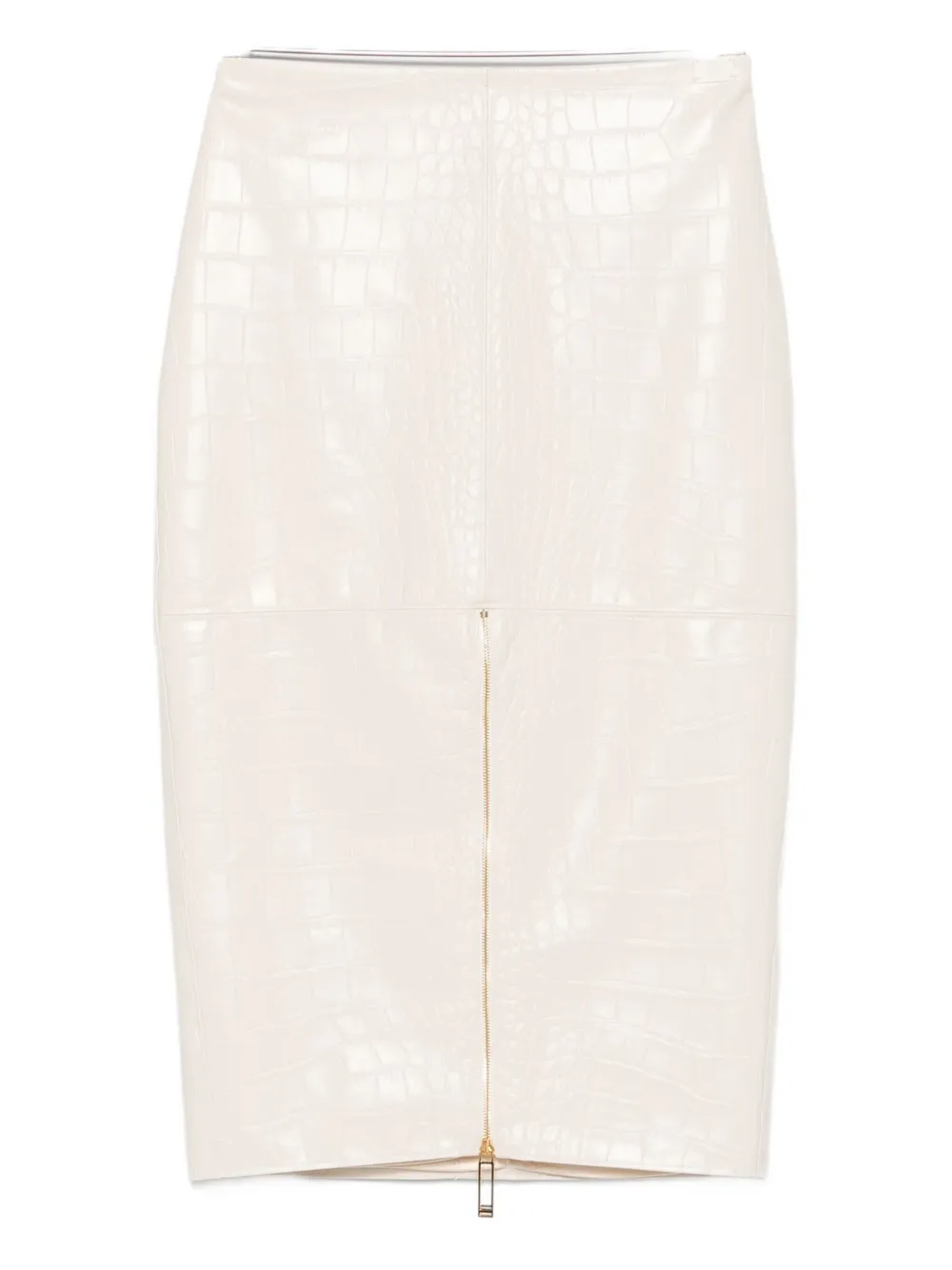 Юбка на молнии спереди с эффектом крокодиловой кожи Elisabetta Franchi, нейтральный
Юбка на молнии спереди с эффектом крокодиловой кожи Elisabetta Franchi, нейтральный