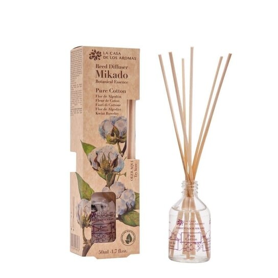 Ароматическое масло с ватными палочками 50мл La Casa De Los Aromas Mikado Botanical Essence
Ароматическое масло с ватными палочками 50мл La Casa De Los Aromas Mikado Botanical Essence