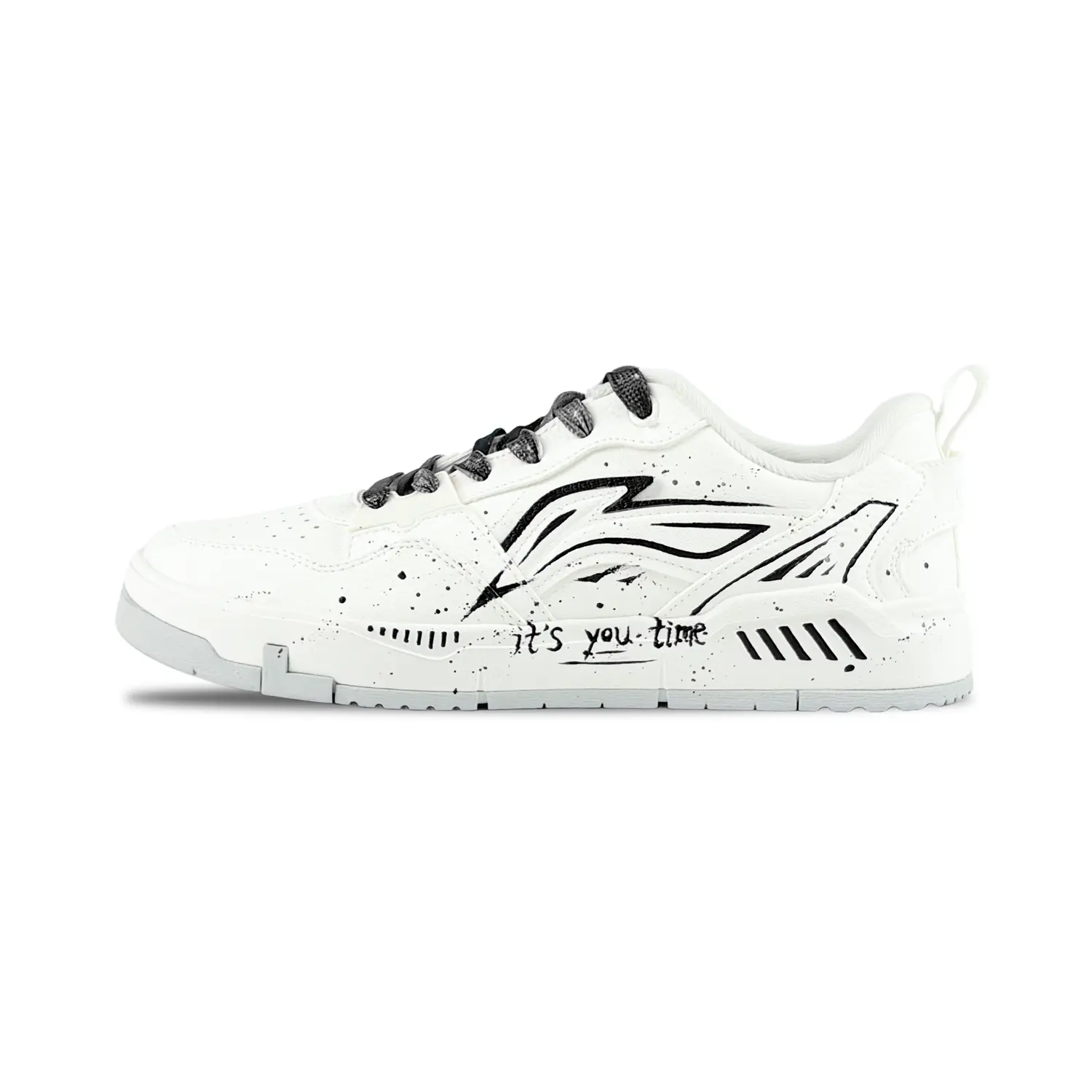 LINING Кроссовки для скейтбординга Yuan Chu с противоскользящей подошвой, износостойкие, мужские, белые, черные
LINING Кроссовки для скейтбординга Yuan Chu с противоскользящей подошвой, износостойкие, мужские, белые, черные