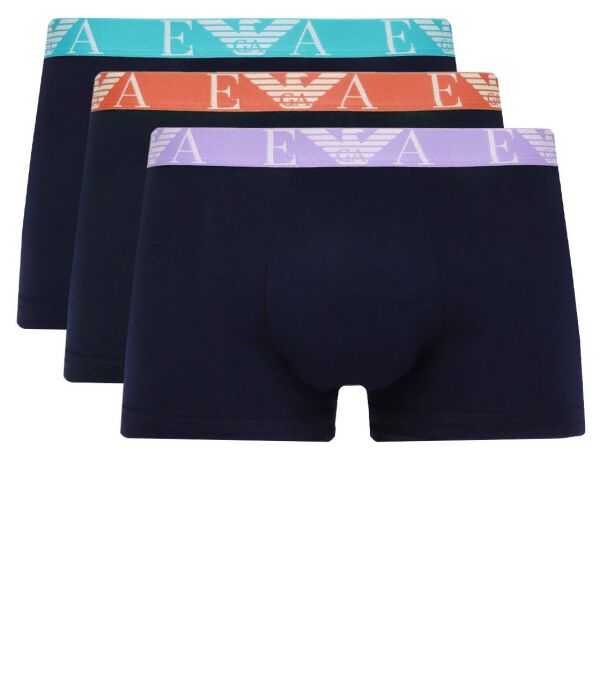 Трусы 3 шт. Emporio Armani, синий 
Трусы 3 шт. Emporio Armani, синий