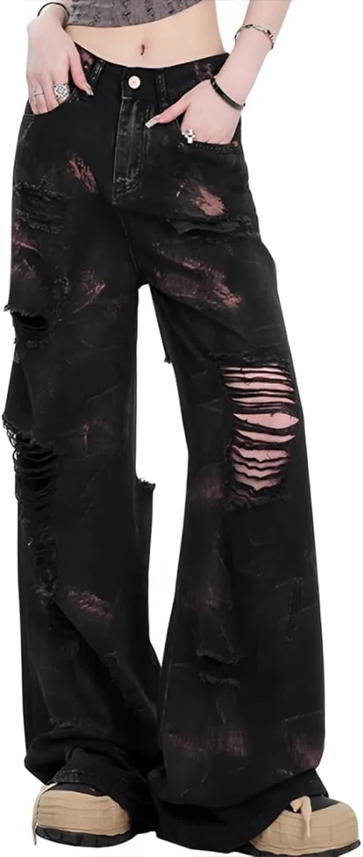 Джинсы Harajuku с высокой талией и прямыми штанинами kakarin choyx
Джинсы Harajuku с высокой талией и прямыми штанинами kakarin choyx