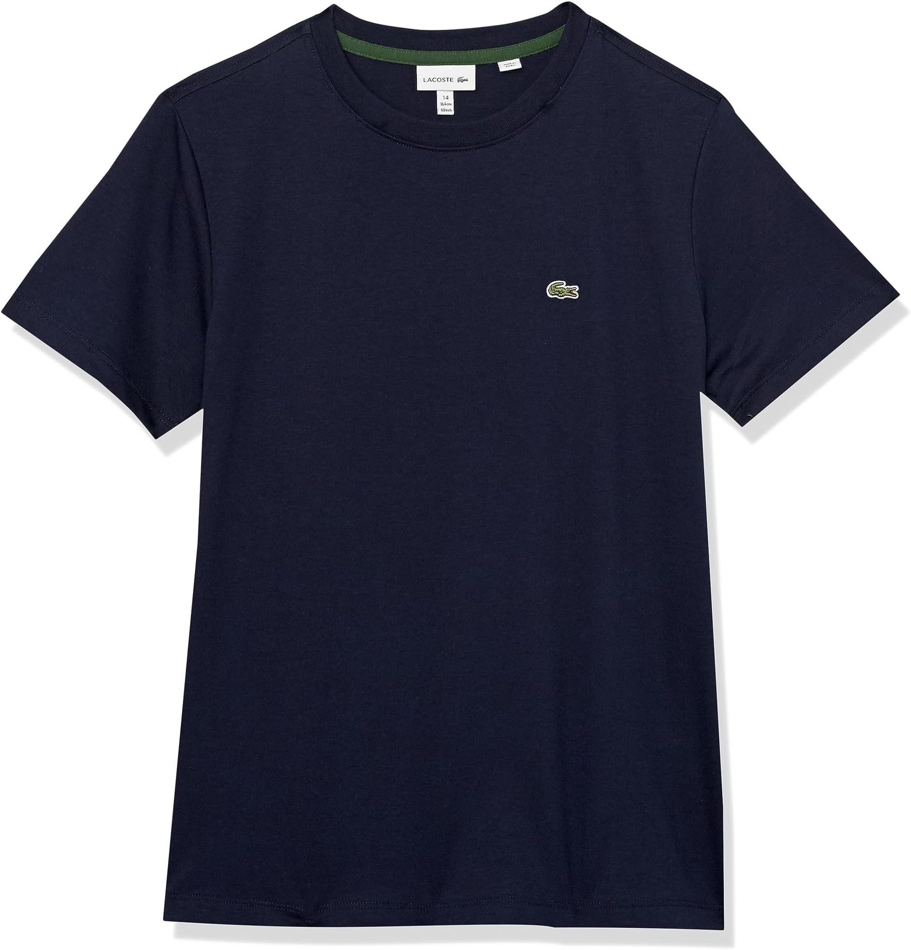 Футболка Lacoste Kids Short Sleeve Crew Neck Classic Cotton T-Shirt (Big Kids), цвет Navy Blue
Футболка Lacoste Kids Short Sleeve Crew Neck Classic Cotton T-Shirt (Big Kids), цвет Navy Blue