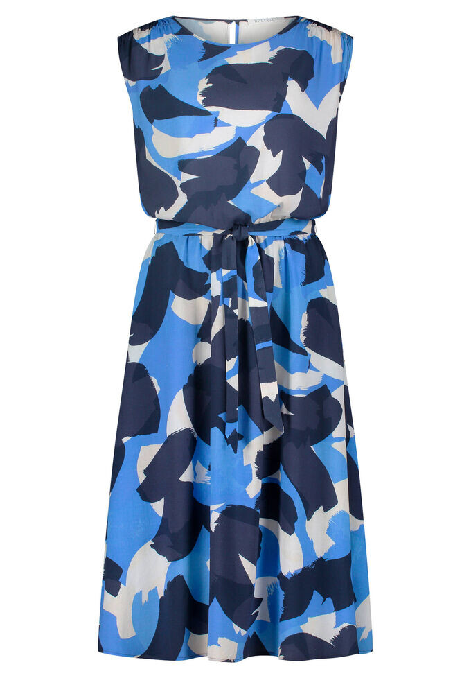 Летнее платье с поясом Betty & Co, синий
Летнее платье с поясом Betty & Co, синий