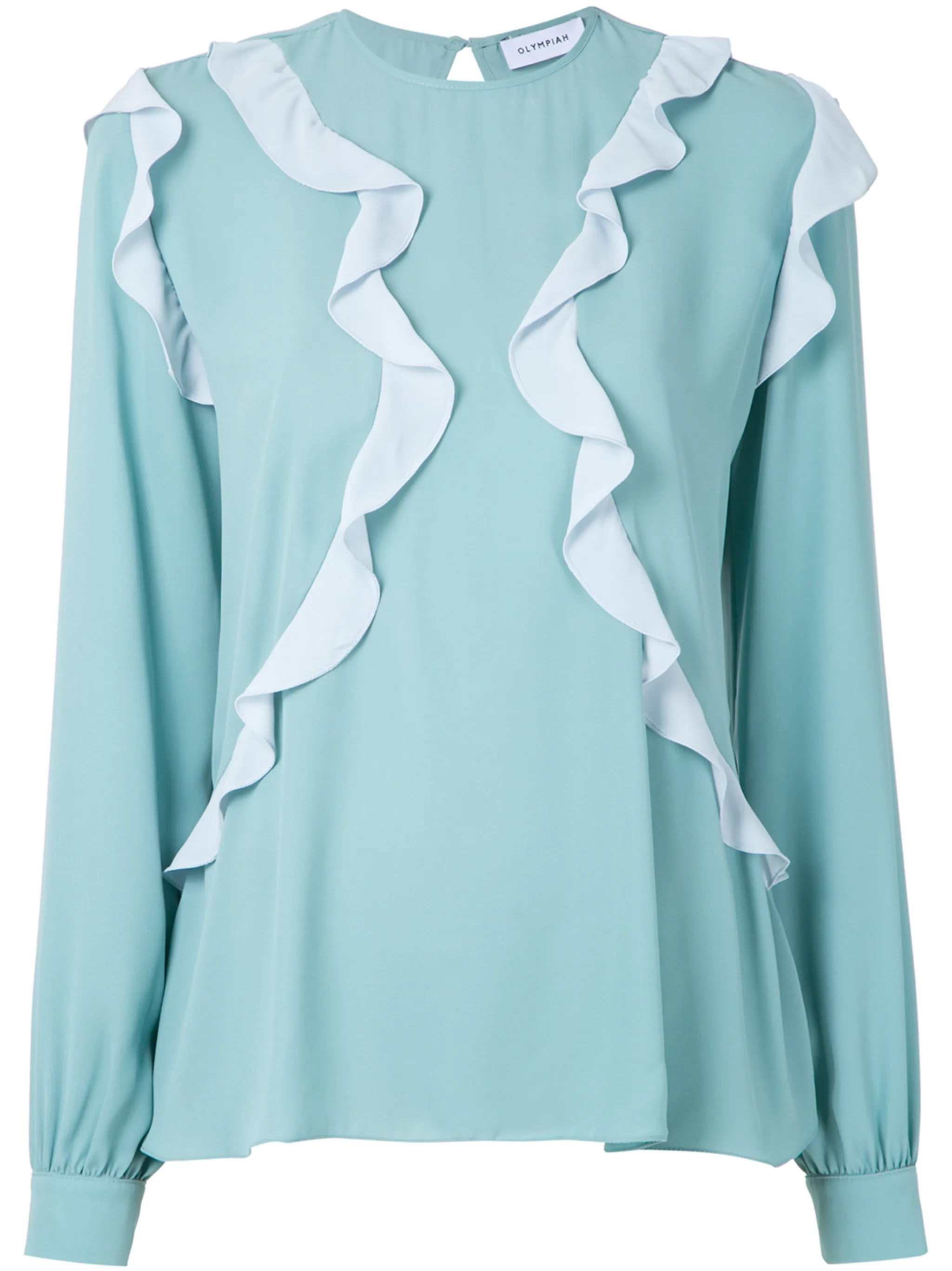 Блузка Mosaicos с оборками Olympiah, синий
Блузка Mosaicos с оборками Olympiah, синий