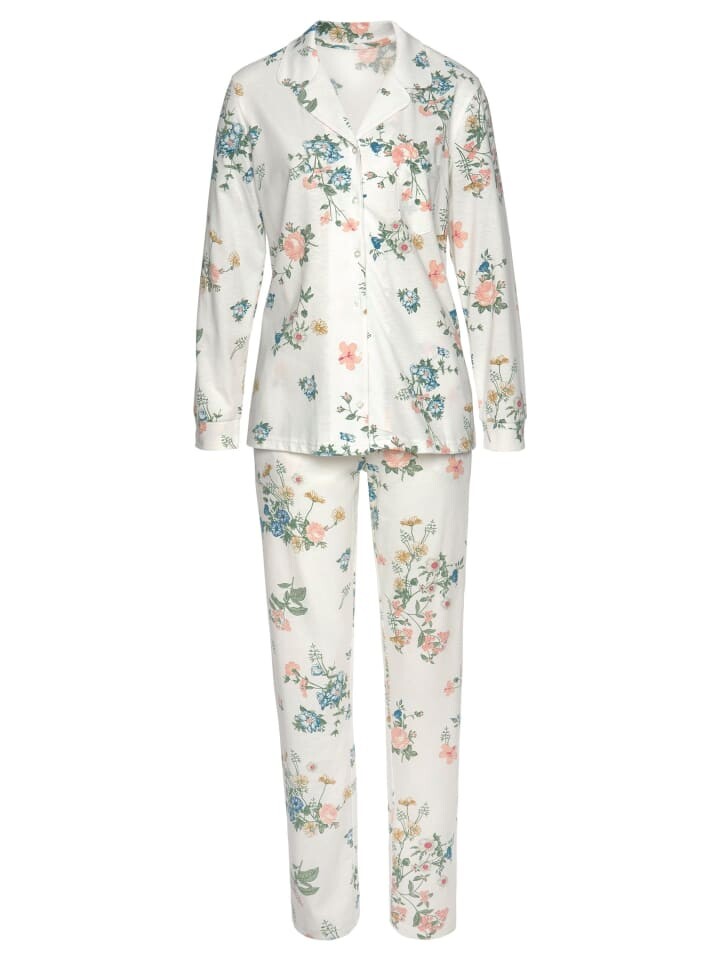 Пижама VIVANCE DREAMS, цвет ecru-allover-geblümt
Пижама VIVANCE DREAMS, цвет ecru-allover-geblümt