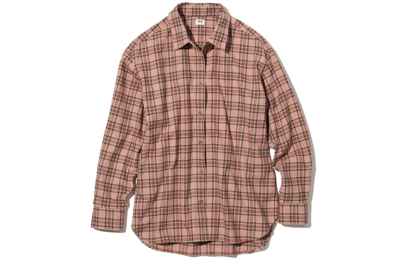 Рубашка женская персиково-розовая Uniqlo
Рубашка женская персиково-розовая Uniqlo