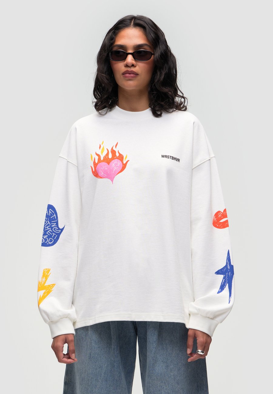 Толстовка WRSTBHVR YUMA, Blanc De Blanc/White
Толстовка WRSTBHVR YUMA, Blanc De Blanc/White