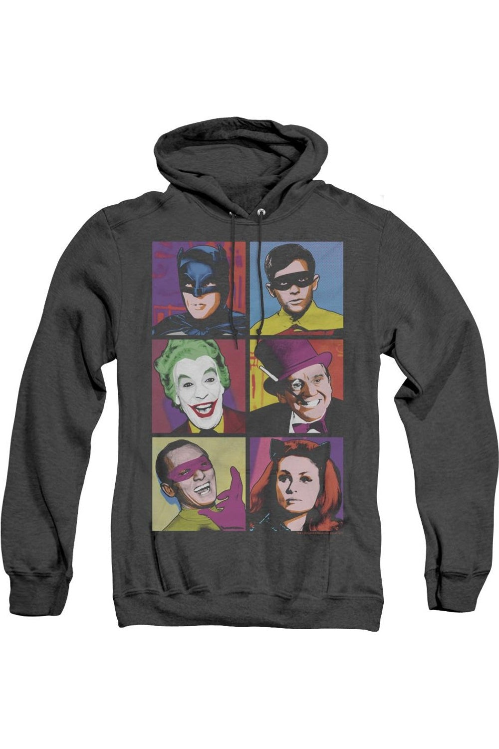 Batman Classic Tv Pop Cast Adult Heather Hoodie / Толстовка с капюшоном Gildan, черный
Batman Classic Tv Pop Cast Adult Heather Hoodie / Толстовка с капюшоном Gildan, черный