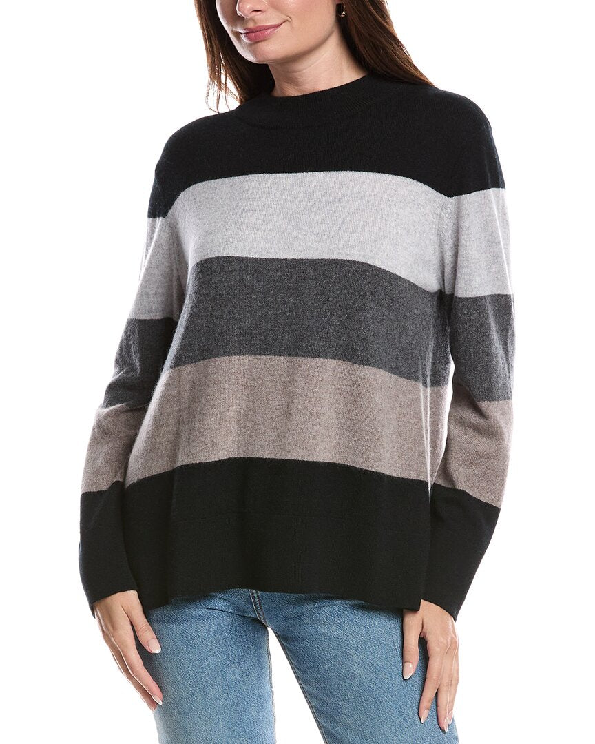 Форте Кашемир Кашемировый свитер с широкими полосками Forte Cashmere, черный
Форте Кашемир Кашемировый свитер с широкими полосками Forte Cashmere, черный