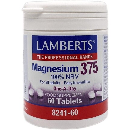 Магний 375 60 таблеток Lamberts
Магний 375 60 таблеток Lamberts