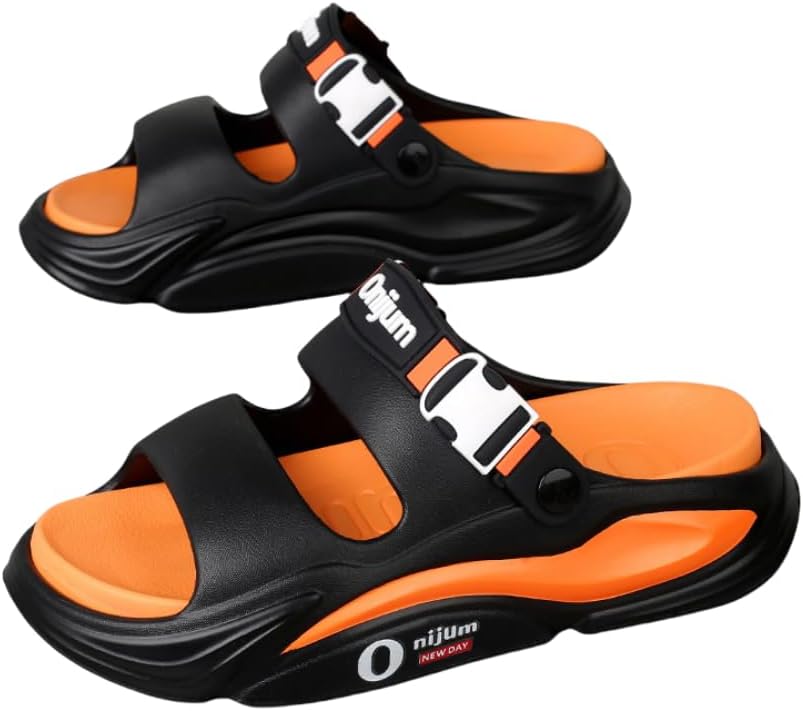 Мужские повседневные сандалии с круглым носком, удобный материал для выхода в открытый космос, не скользящая подошва, мужские сабо идеально подходят для повседневной носки Hchctry, черный
Мужские повседневные сандалии с круглым носком, удобный материал для выхода в открытый космос, не скользящая подошва, мужские сабо идеально подходят для повседневной носки Hchctry, черный