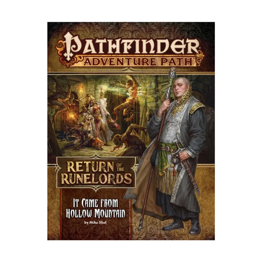 #134 "Return of the Runelords #2 - It Came From Hollow Mountain", Pathfinder Roleplaying Game (1st Edition) - Adventure Path #121 - #144, мягкая обложка
#134 "Return of the Runelords #2 - It Came From Hollow Mountain", Pathfinder Roleplaying Game (1st Edition) - Adventure Path #121 - #144, мягкая обложка
