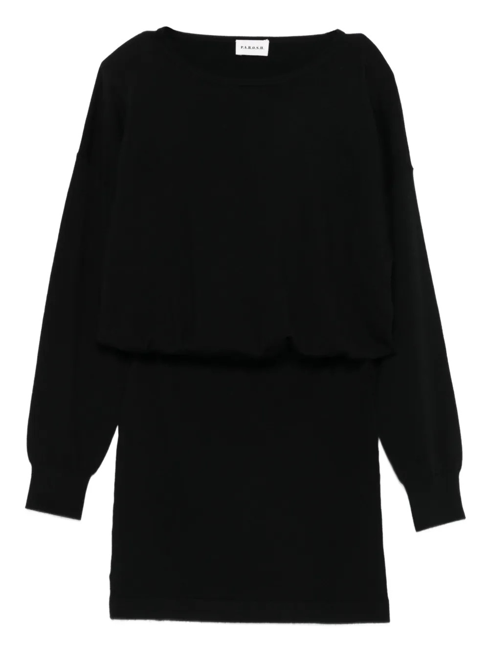 Мини-платье с вырезом-лодочкой и длинными рукавами P.A.R.O.S.H., черный
Мини-платье с вырезом-лодочкой и длинными рукавами P.A.R.O.S.H., черный