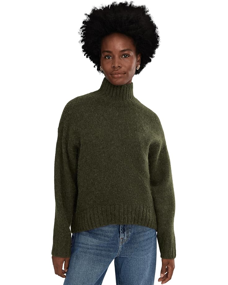 Женский свитер Madewell Fluffy Wool Balham Hi-Low Turtle, Midnight Olive
Женский свитер Madewell Fluffy Wool Balham Hi-Low Turtle, Midnight Olive