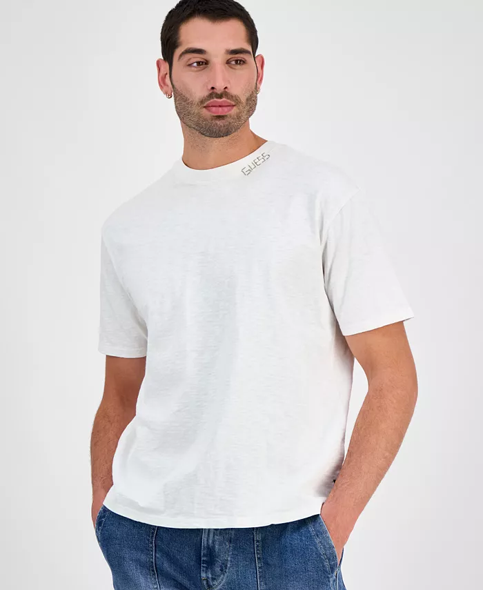 Мужская футболка David с коротким рукавом и цветочным апплике GUESS, белый
Мужская футболка David с коротким рукавом и цветочным апплике GUESS, белый