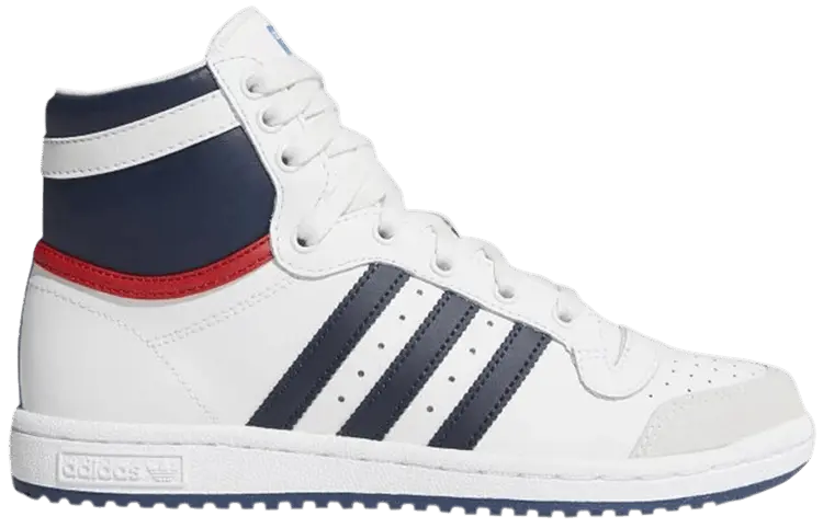 Кроссовки adidas Top Ten High J 'White Dark Blue', белый
Кроссовки adidas Top Ten High J 'White Dark Blue', белый