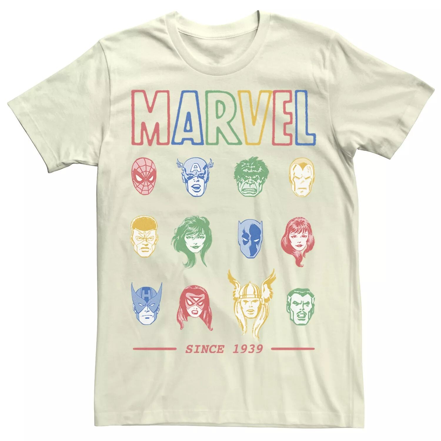 Мужская классическая красочная футболка с изображением героя комиксов Marvel с 1939 года Licensed Character
Мужская классическая красочная футболка с изображением героя комиксов Marvel с 1939 года Licensed Character