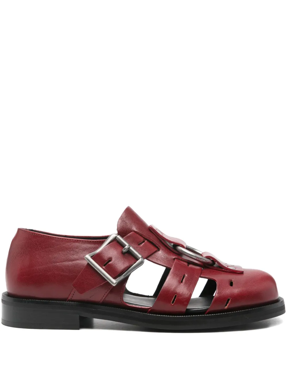 Сандалии с пряжками Martine Rose, красный
Сандалии с пряжками Martine Rose, красный