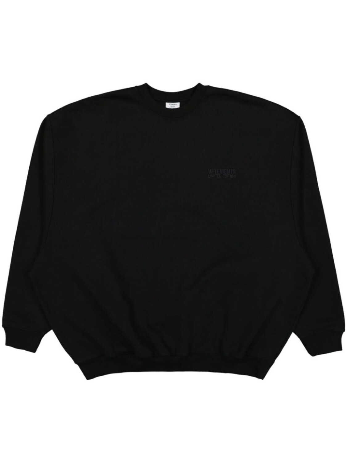 VETEMENTS толстовка с вышитым логотипом, черный
VETEMENTS толстовка с вышитым логотипом, черный