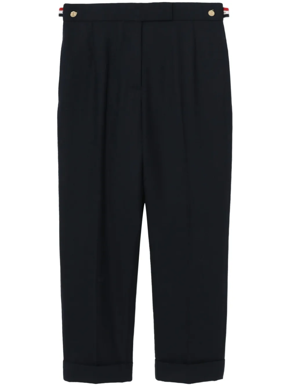 Твиловые брюки Super 120's узкого кроя THOM BROWNE, синий
Твиловые брюки Super 120's узкого кроя THOM BROWNE, синий