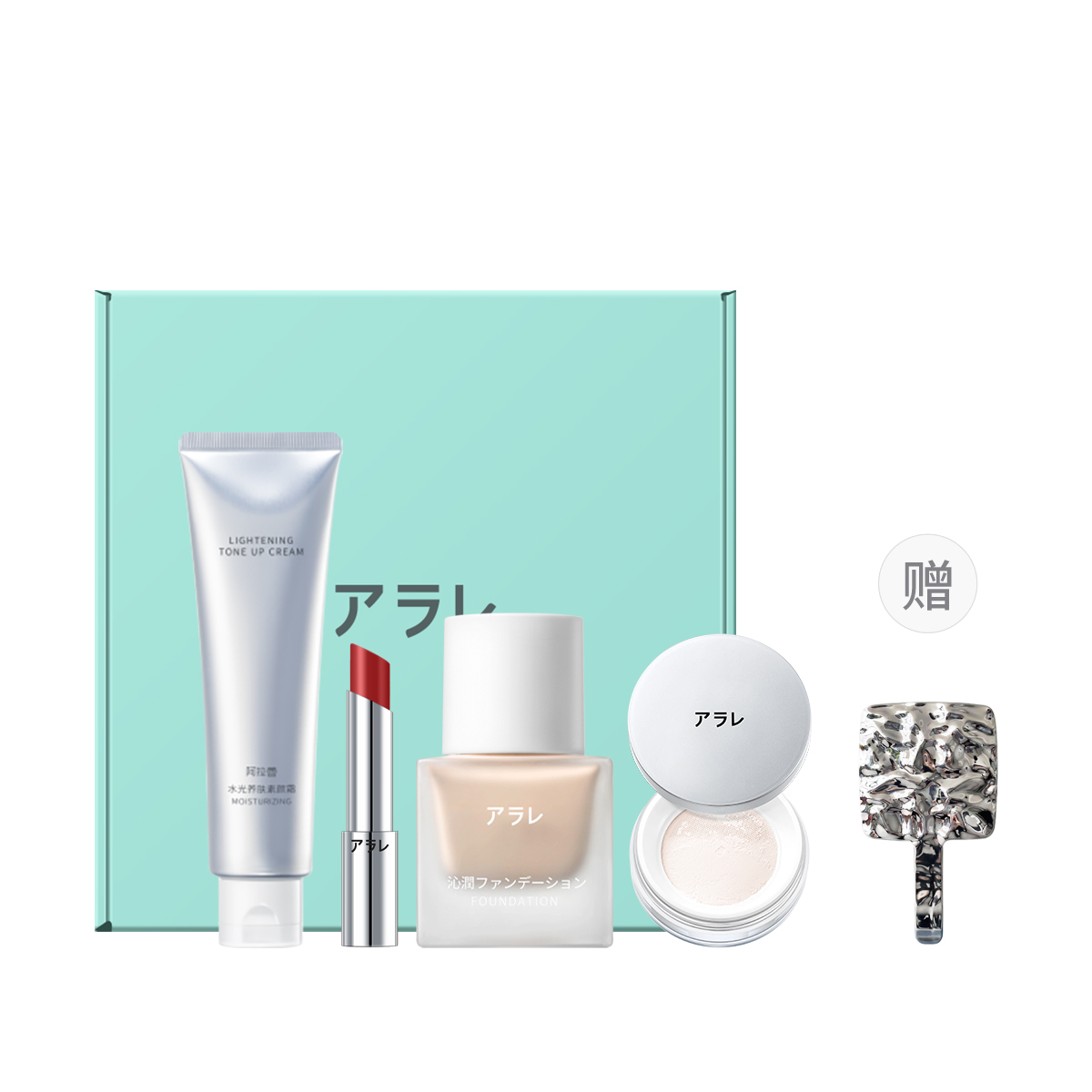 Жидкий тональный крем+пудра+помада+натуральный крем набор косметики легко растушевывается естественное выравнивание 4 предмета набор ARALE
Жидкий тональный крем+пудра+помада+натуральный крем набор косметики легко растушевывается естественное выравнивание 4 предмета набор ARALE