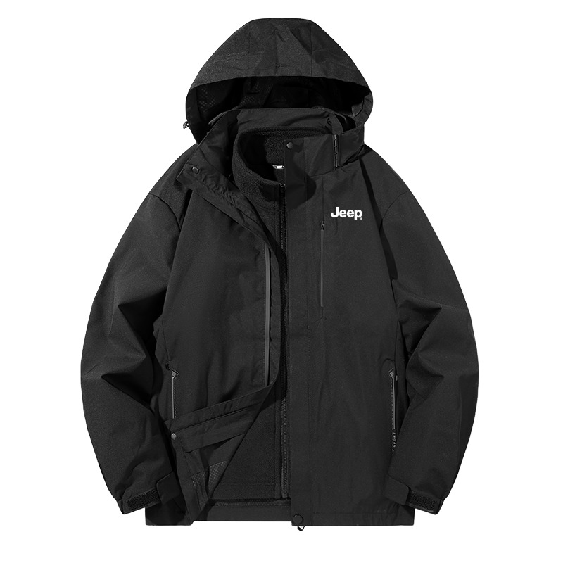 Jeep Куртка Unisex, Black (Comes with Polar Fleece Liner)
Jeep Куртка Unisex, Black (Comes with Polar Fleece Liner)