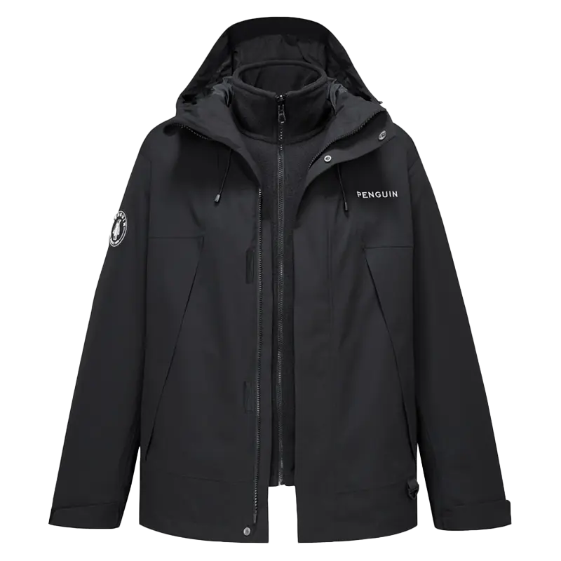 QIE Унисекс ветровка с капюшоном, Phantom Black (3-in-1 Model)
QIE Унисекс ветровка с капюшоном, Phantom Black (3-in-1 Model)