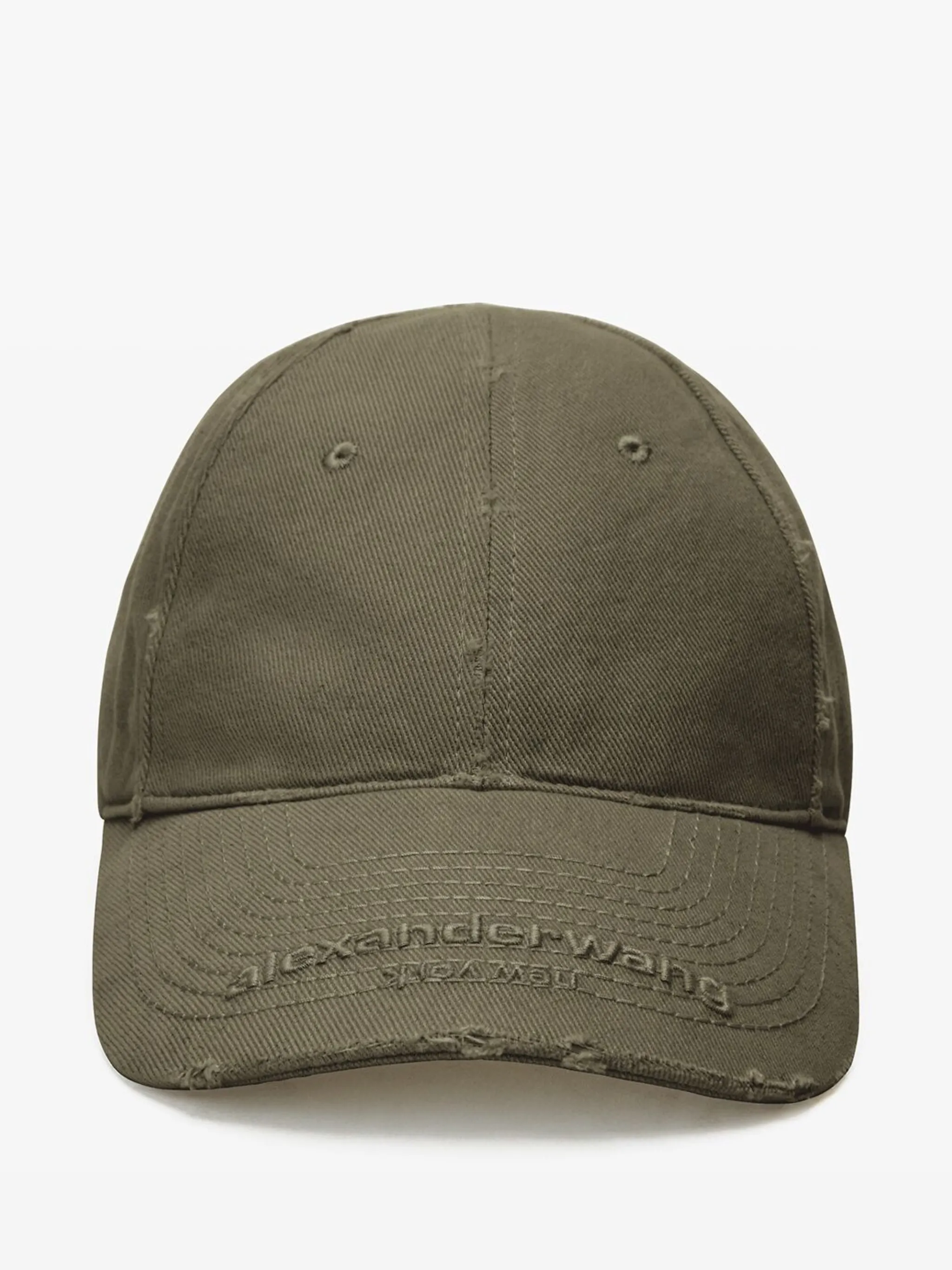 Бейсболка с эффектом потертости и вышитым логотипом Alexander Wang, серый
Бейсболка с эффектом потертости и вышитым логотипом Alexander Wang, серый