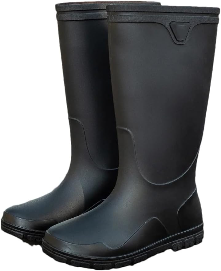 Мужские высокие дождевые сапоги Wjnvfioo Fashion, водонепроницаемые защитные сапоги однотонного цвета, мужские резиновые сапоги, черный
Мужские высокие дождевые сапоги Wjnvfioo Fashion, водонепроницаемые защитные сапоги однотонного цвета, мужские резиновые сапоги, черный