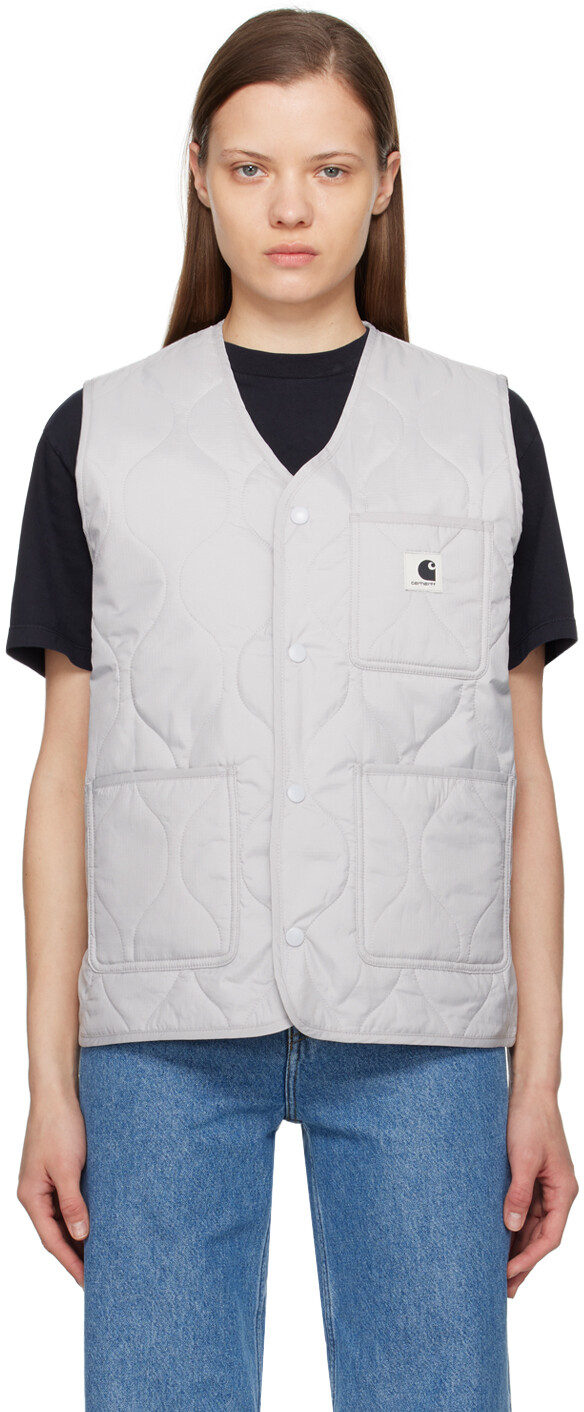 Серый жилет Skyler Carhartt Work In Progress
Серый жилет Skyler Carhartt Work In Progress