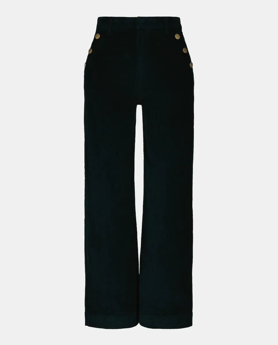 Женские вельветовые укороченные брюки-кюлоты на пуговицах Easy Wear, темно-зеленый
Женские вельветовые укороченные брюки-кюлоты на пуговицах Easy Wear, темно-зеленый