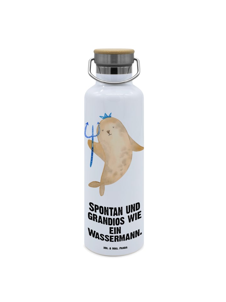 Mr. & Mrs. Panda Бутылка для воды со знаком зодиака Водолей и надписью белого цвета
Mr. & Mrs. Panda Бутылка для воды со знаком зодиака Водолей и надписью белого цвета