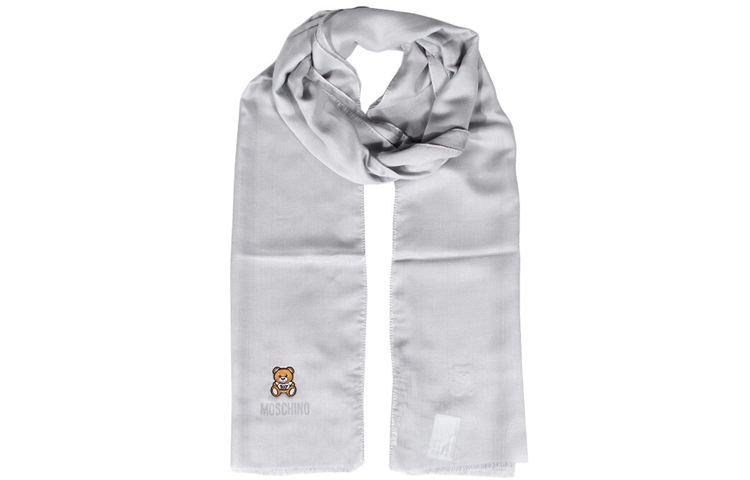 Шаль унисекс светло-серая MOSCHINO
Шаль унисекс светло-серая MOSCHINO