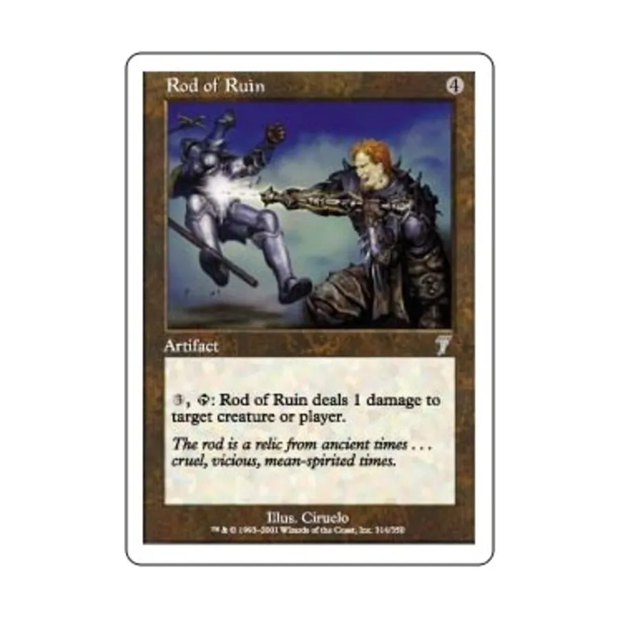 CCG Жезл разрушения (U), MTG - 7th Edition
CCG Жезл разрушения (U), MTG - 7th Edition