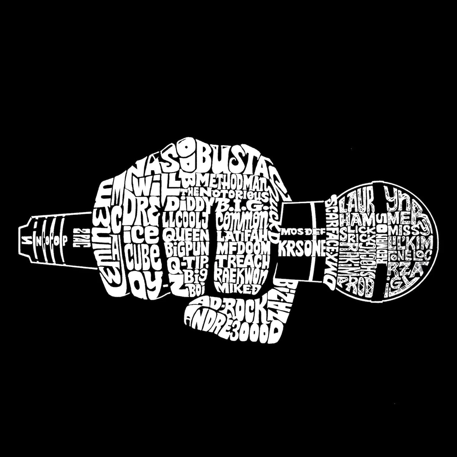 90-е Рэперы — мужской свитшот с круглым вырезом с принтом Word Art LA Pop Art
90-е Рэперы — мужской свитшот с круглым вырезом с принтом Word Art LA Pop Art