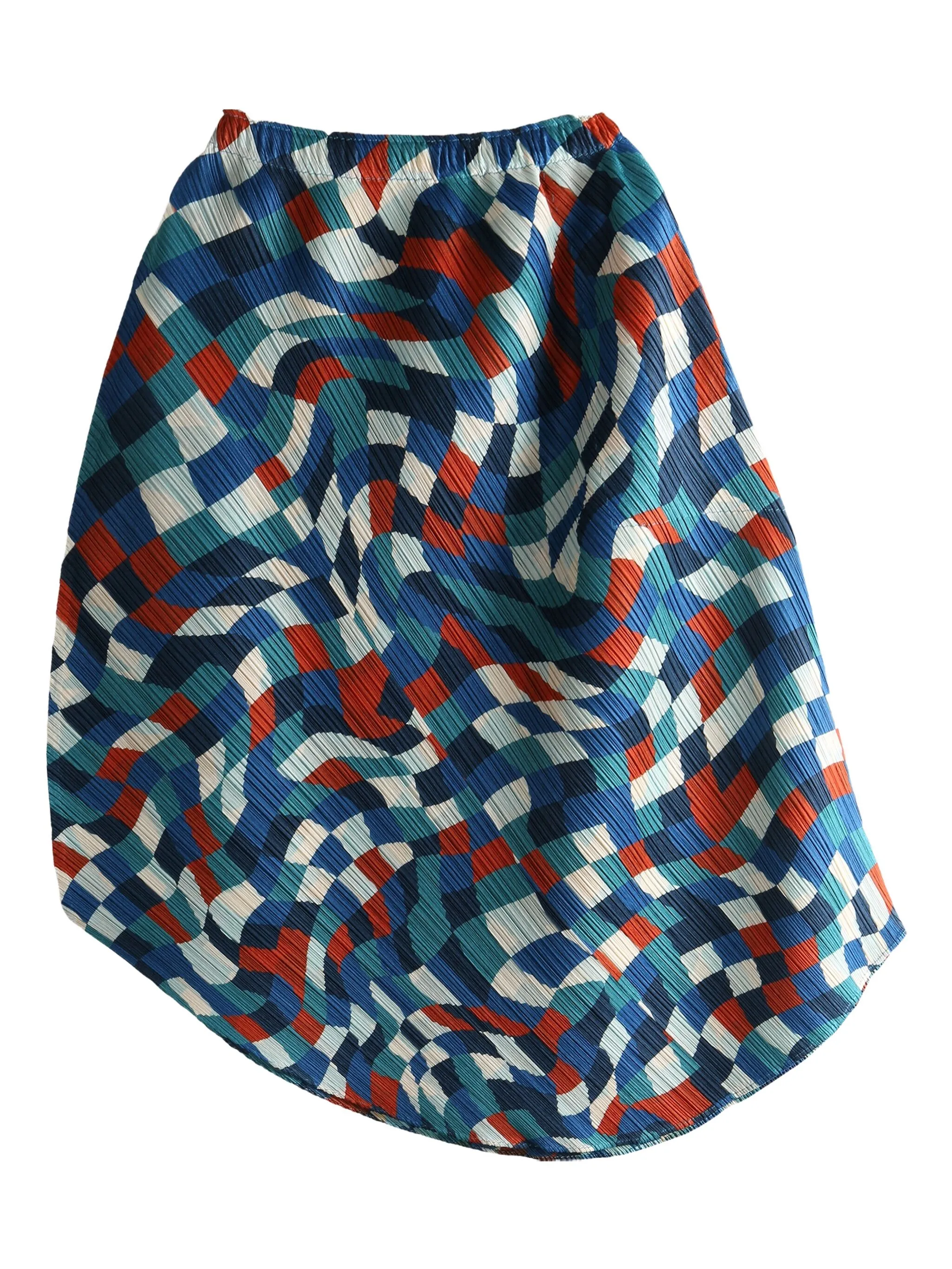 Юбка с геометричным узором Pleats Please Issey Miyake, синий
Юбка с геометричным узором Pleats Please Issey Miyake, синий